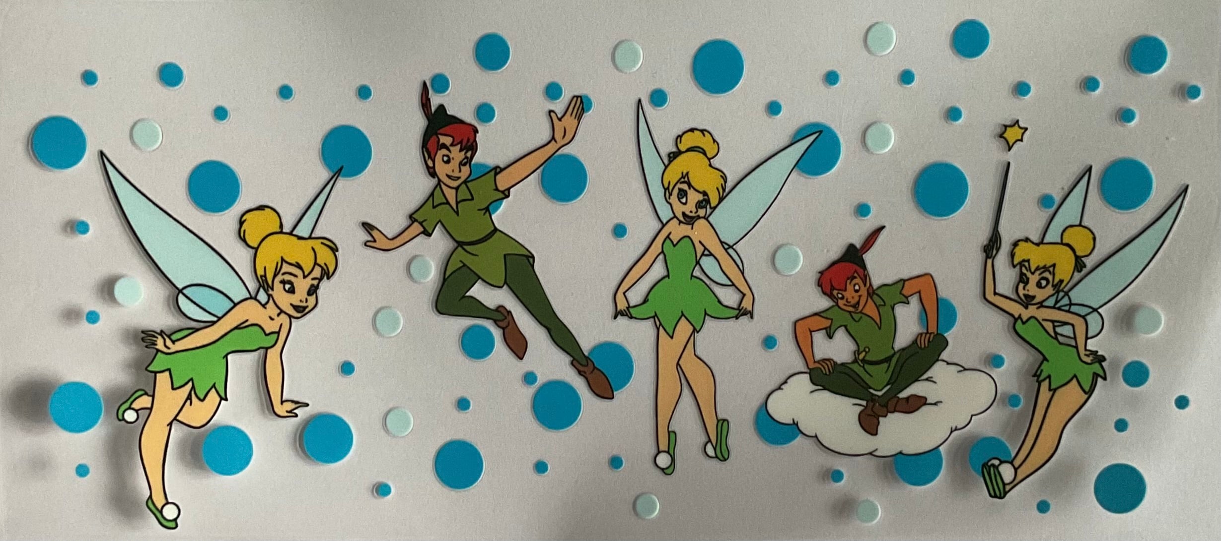 Peter Pan and tinkerbell