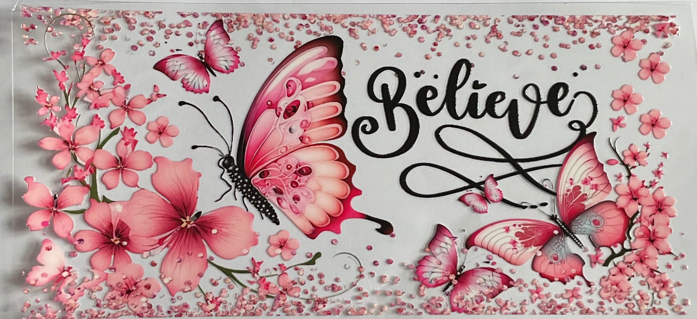 Cherry blossom, butterflies believe