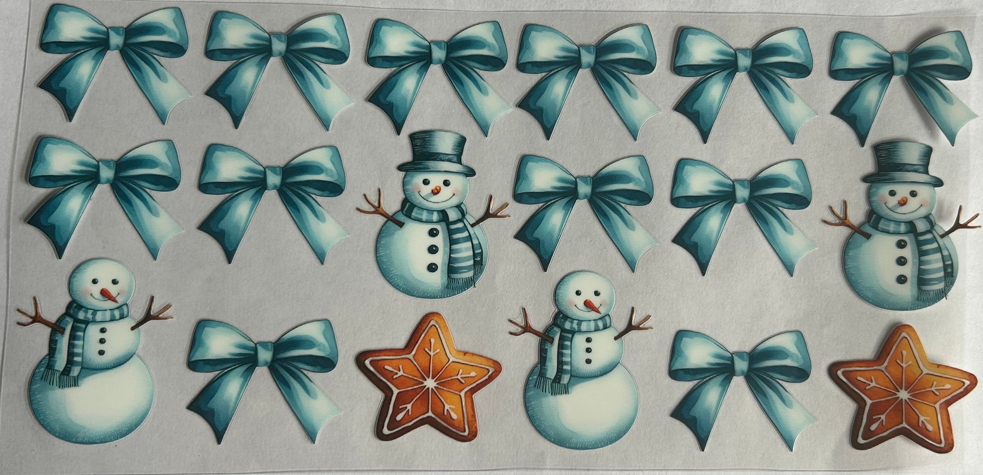 Snowmen and bows