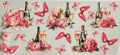 Wine, flowers and butterflies