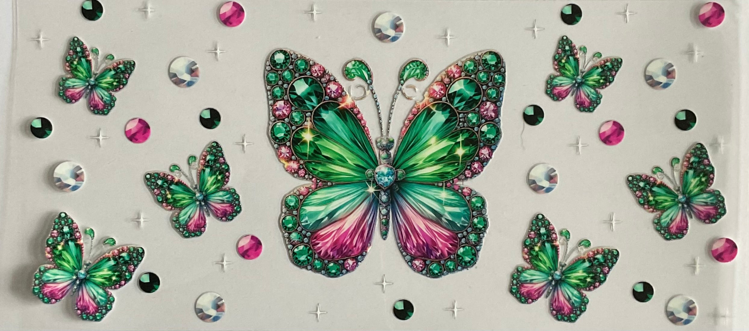 Butterfly rhinestones