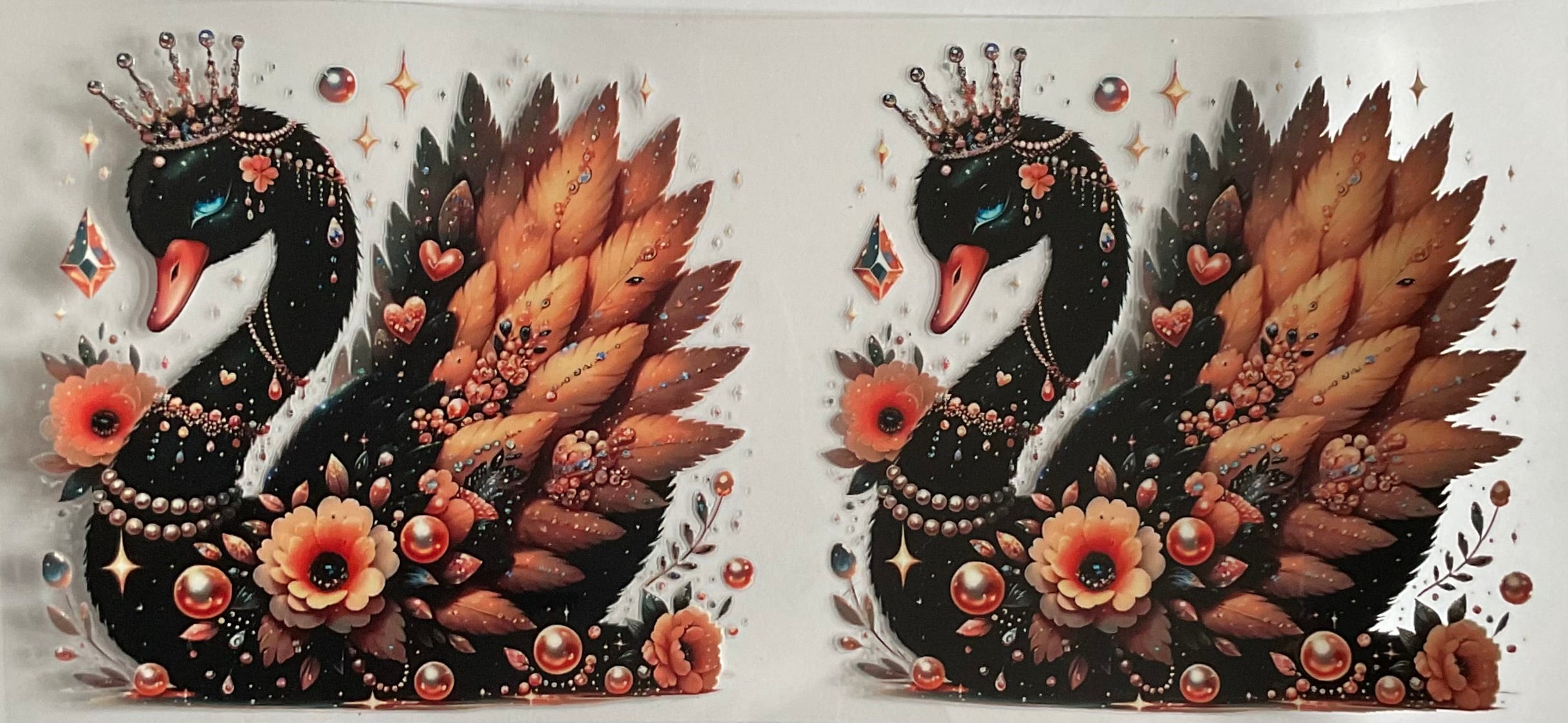 Bronze swan