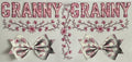 Granny, flowers and bows