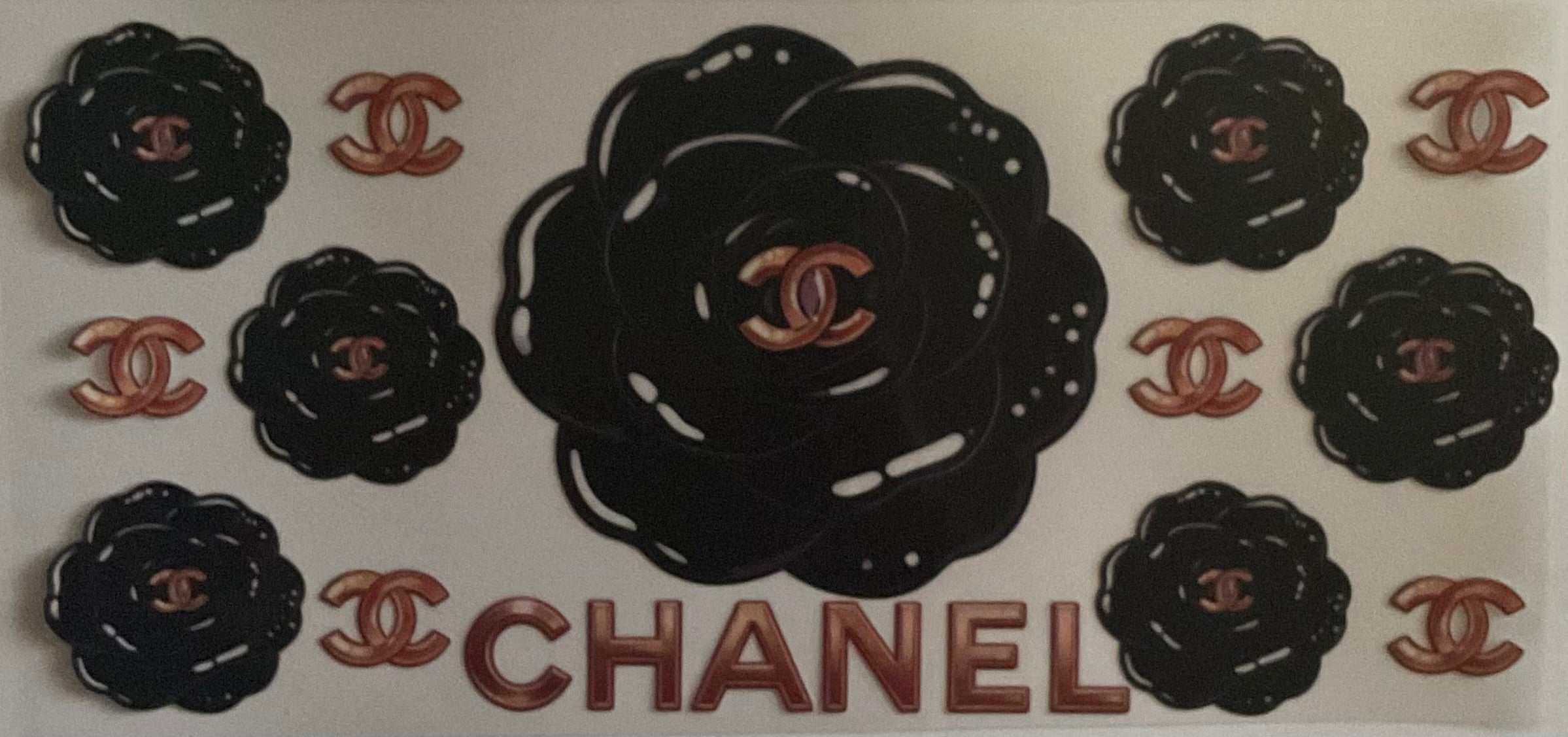 Black Chanel rose