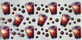 Boba chocolate drink
