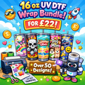 Mixed bundle uv dtf wraps