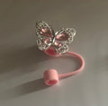 Butterfly straw topper