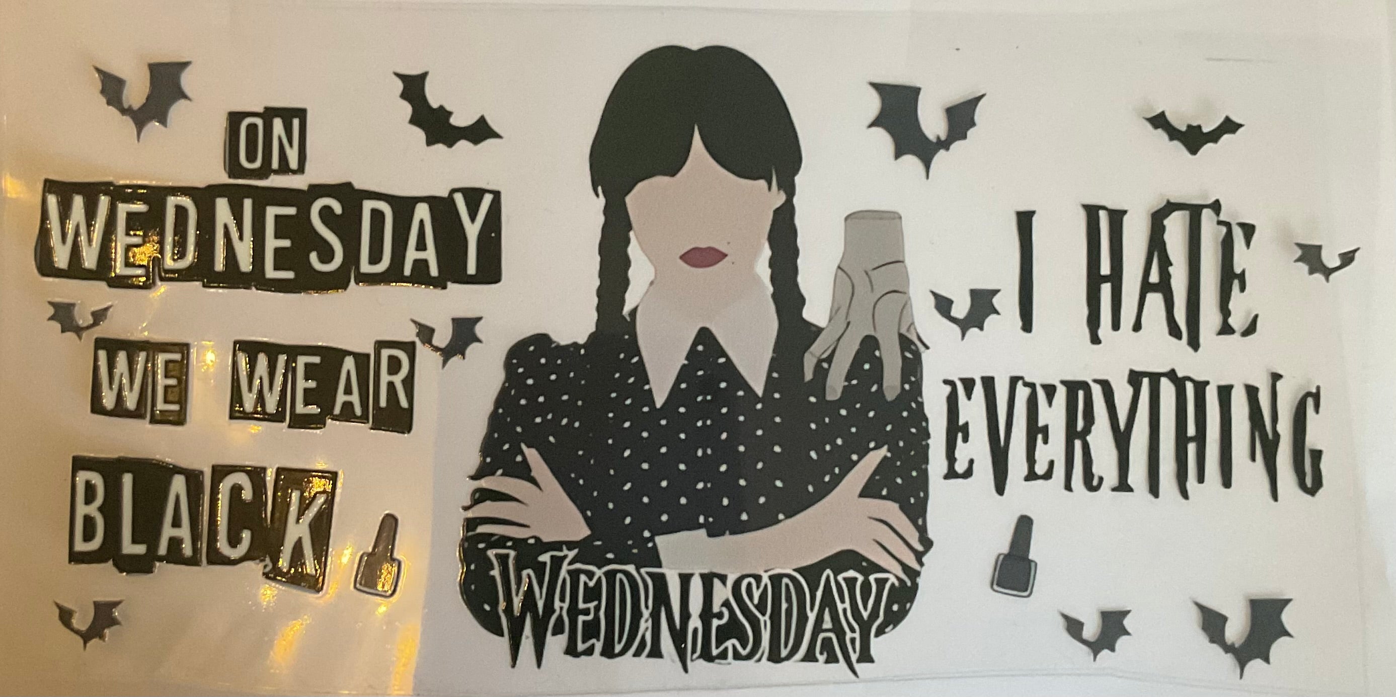 On Wednesday we wear black