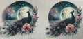 Peacock and moon
