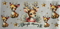 Bright and merry reindeer