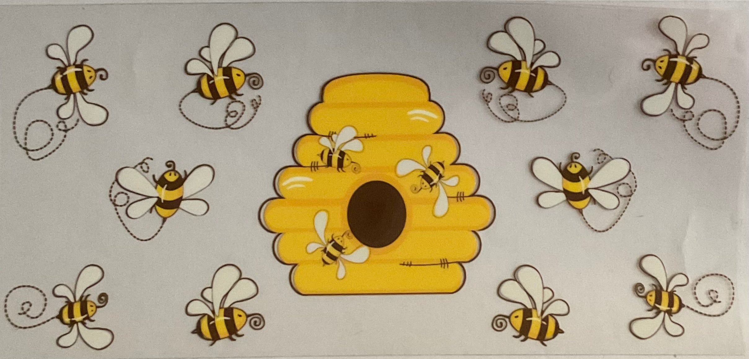 Beehive and bees