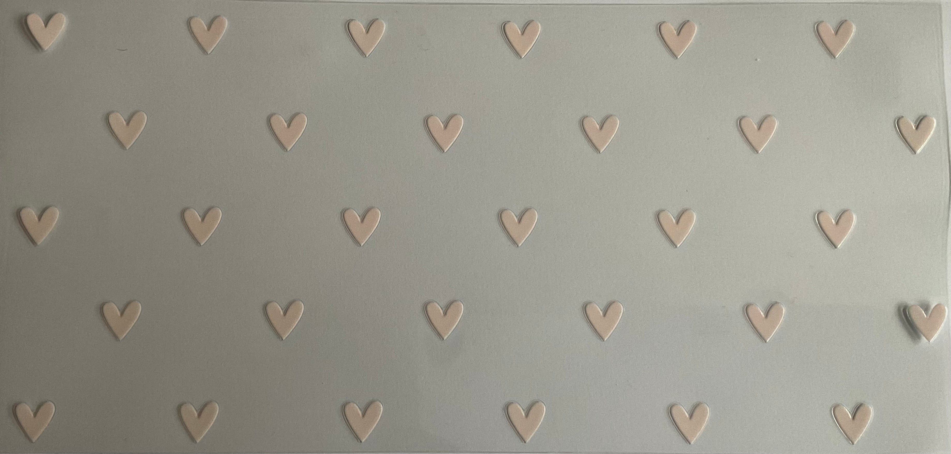 Baby pink hearts