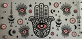 Hamsa hand and evil eye