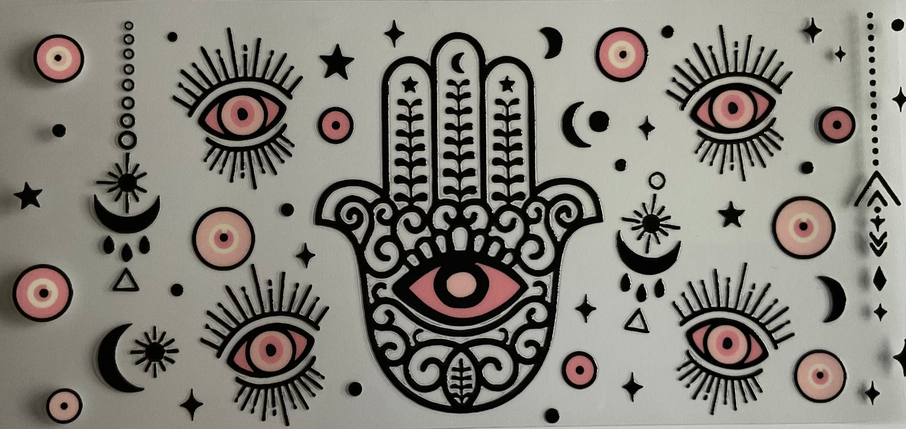 Hamsa hand and evil eye