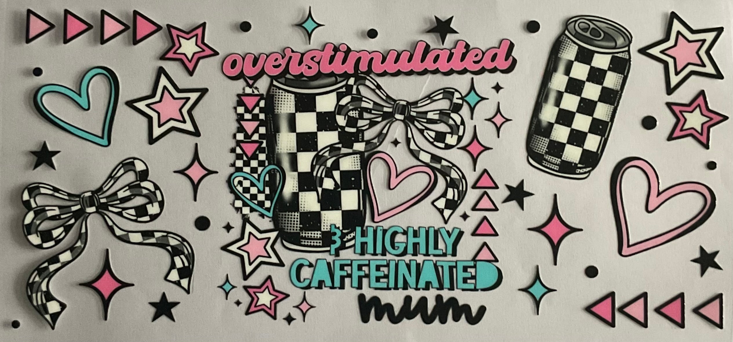 Overstimulated and highly caffeinated mum