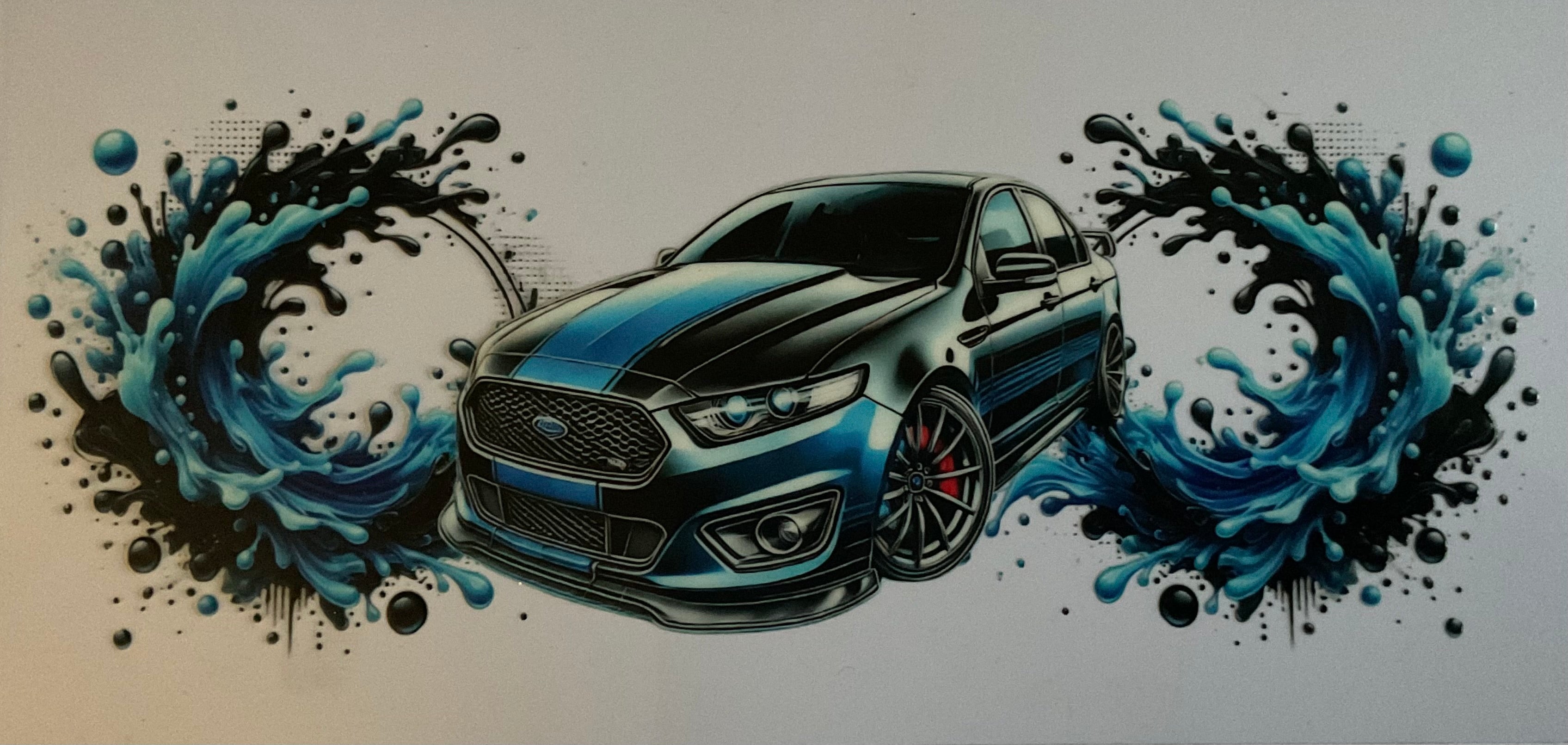 Blue car