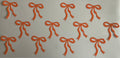 Orange bows