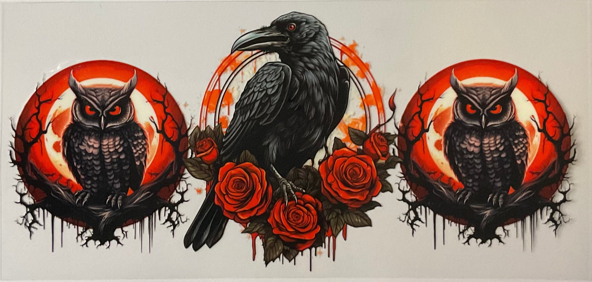 Crow and owls