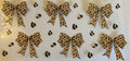 Leopard print bows