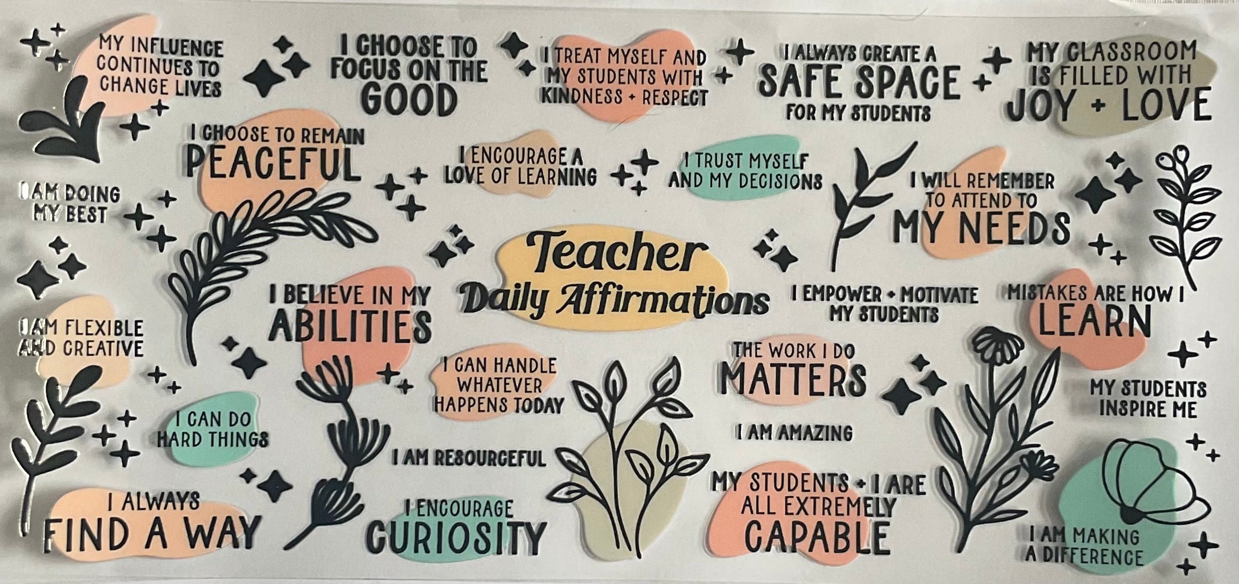 Teacher daily affirmations