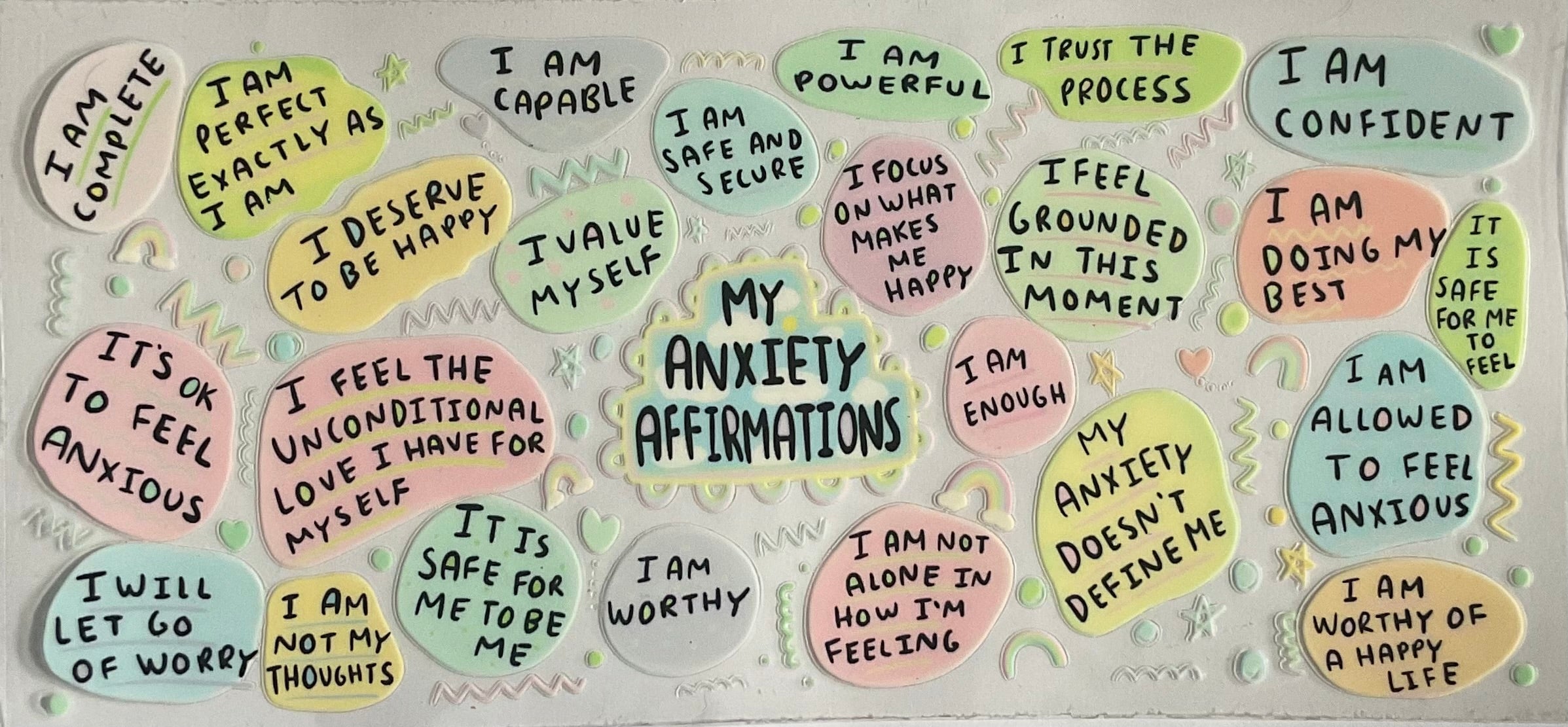 My anxiety affirmations