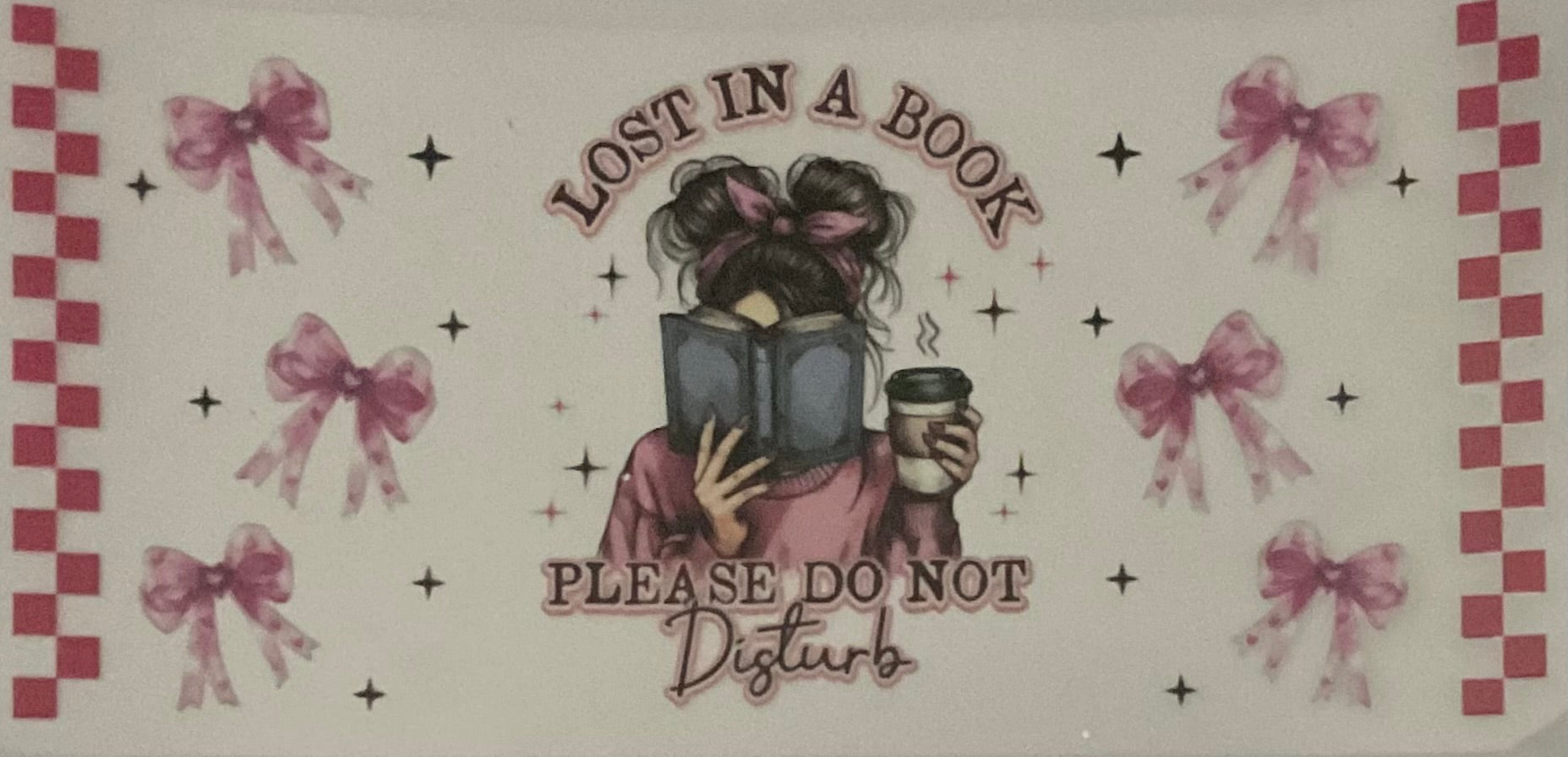 Lost in a book please do not disturb