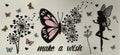 Butterfly make a wish