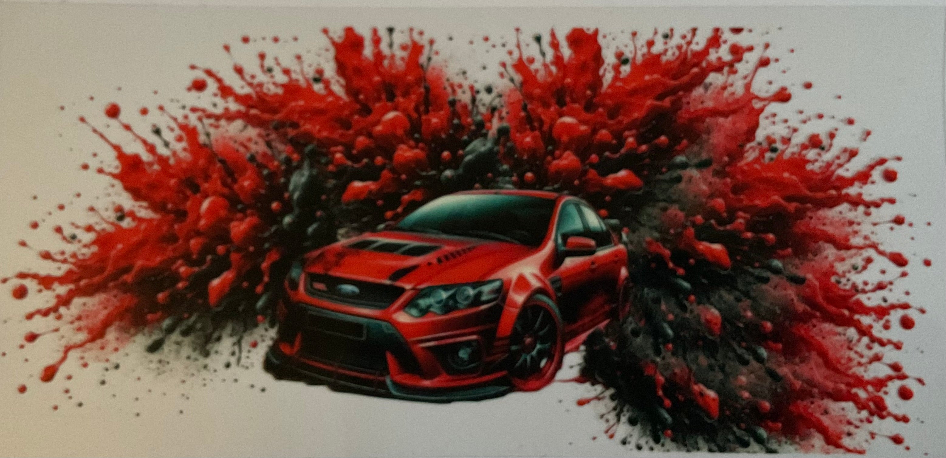 Red car
