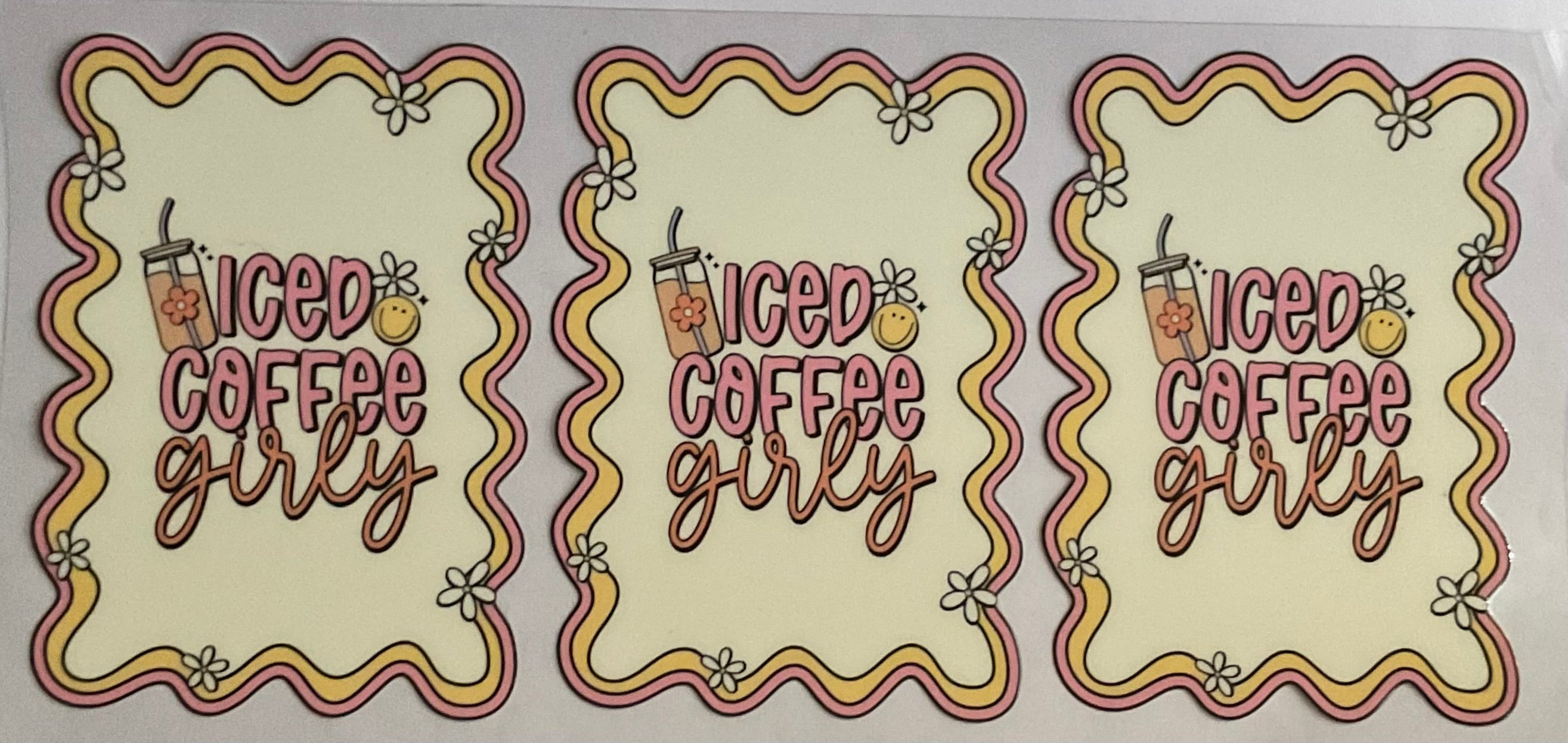 Iced coffee girly