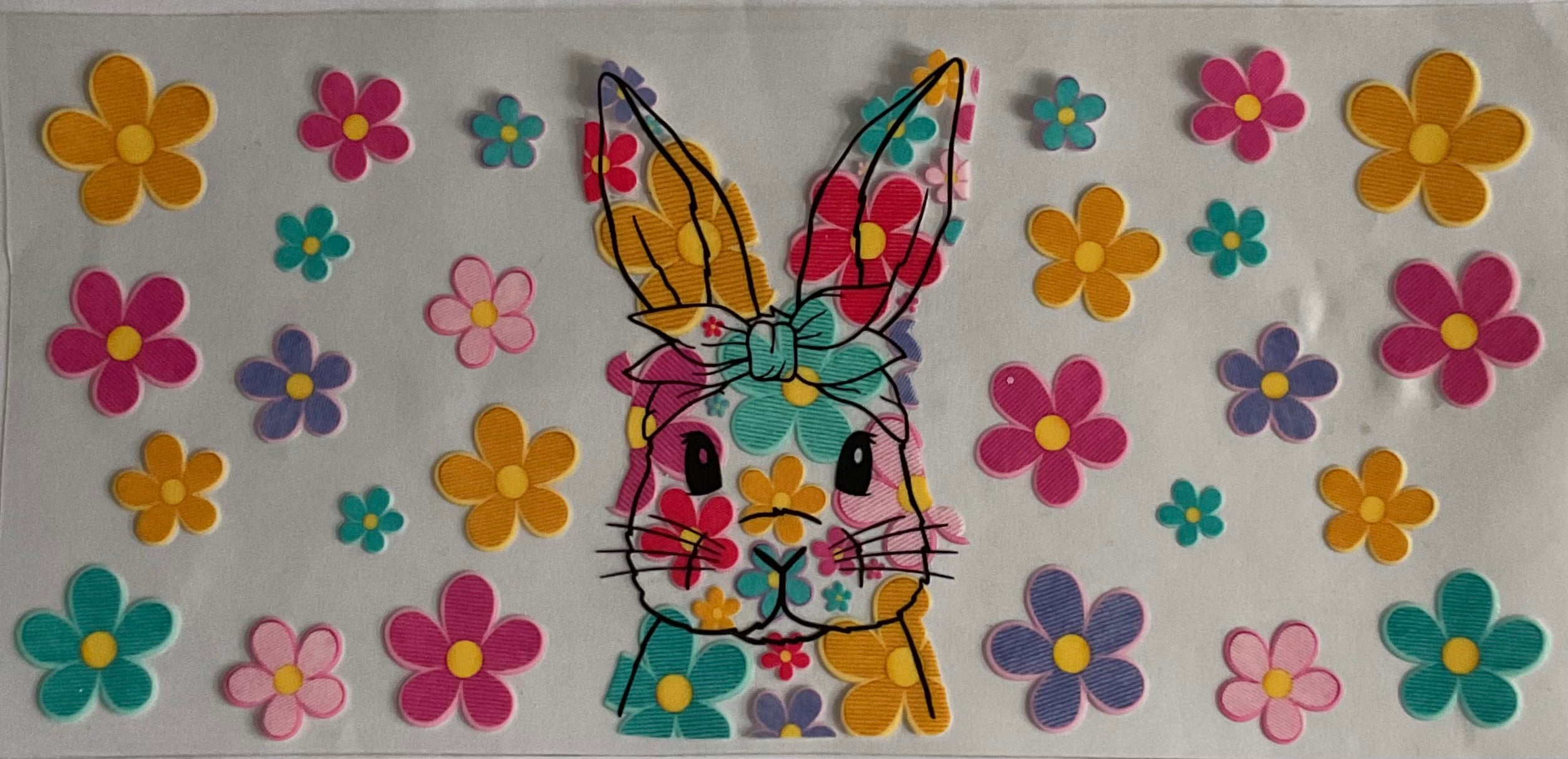 Bunny and flowers