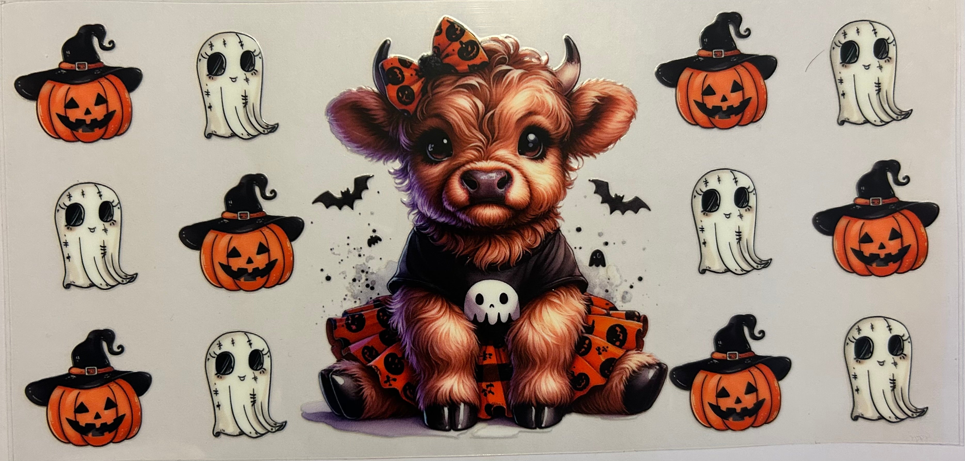 Halloween highland cow