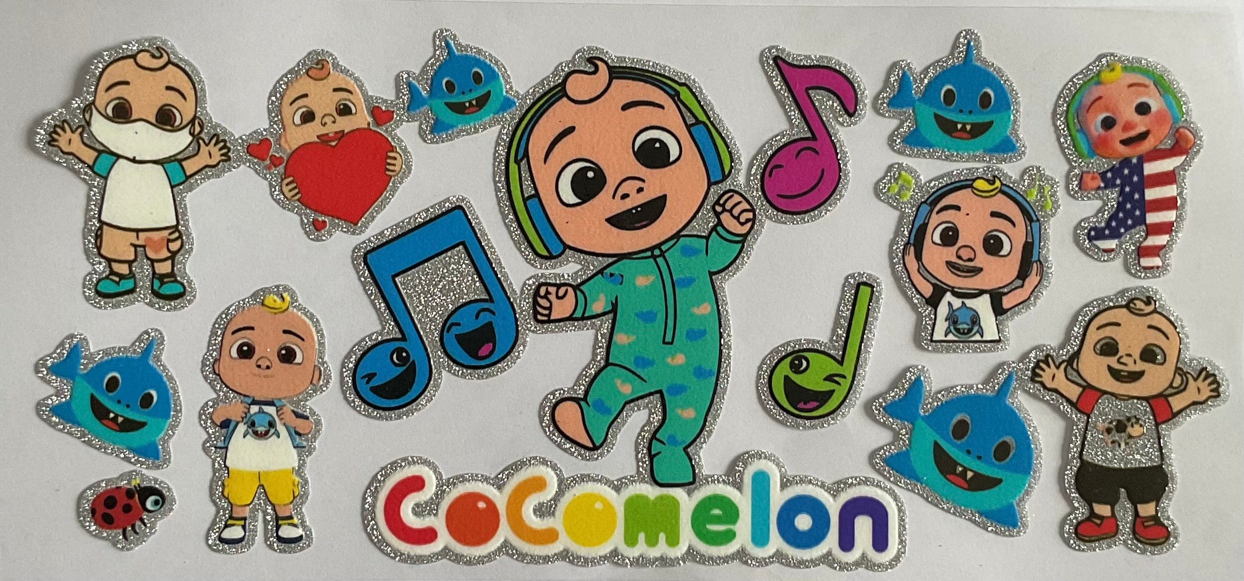 Glitter cocomelon