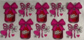 Dr Pepper and bows