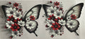 Butterflies and flowers