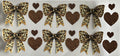 Leopard print bows