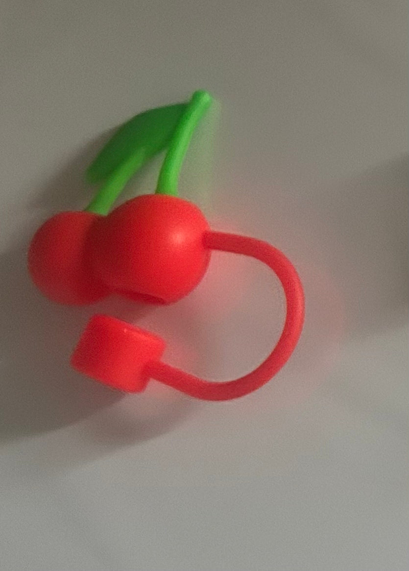 Cherry straw topper