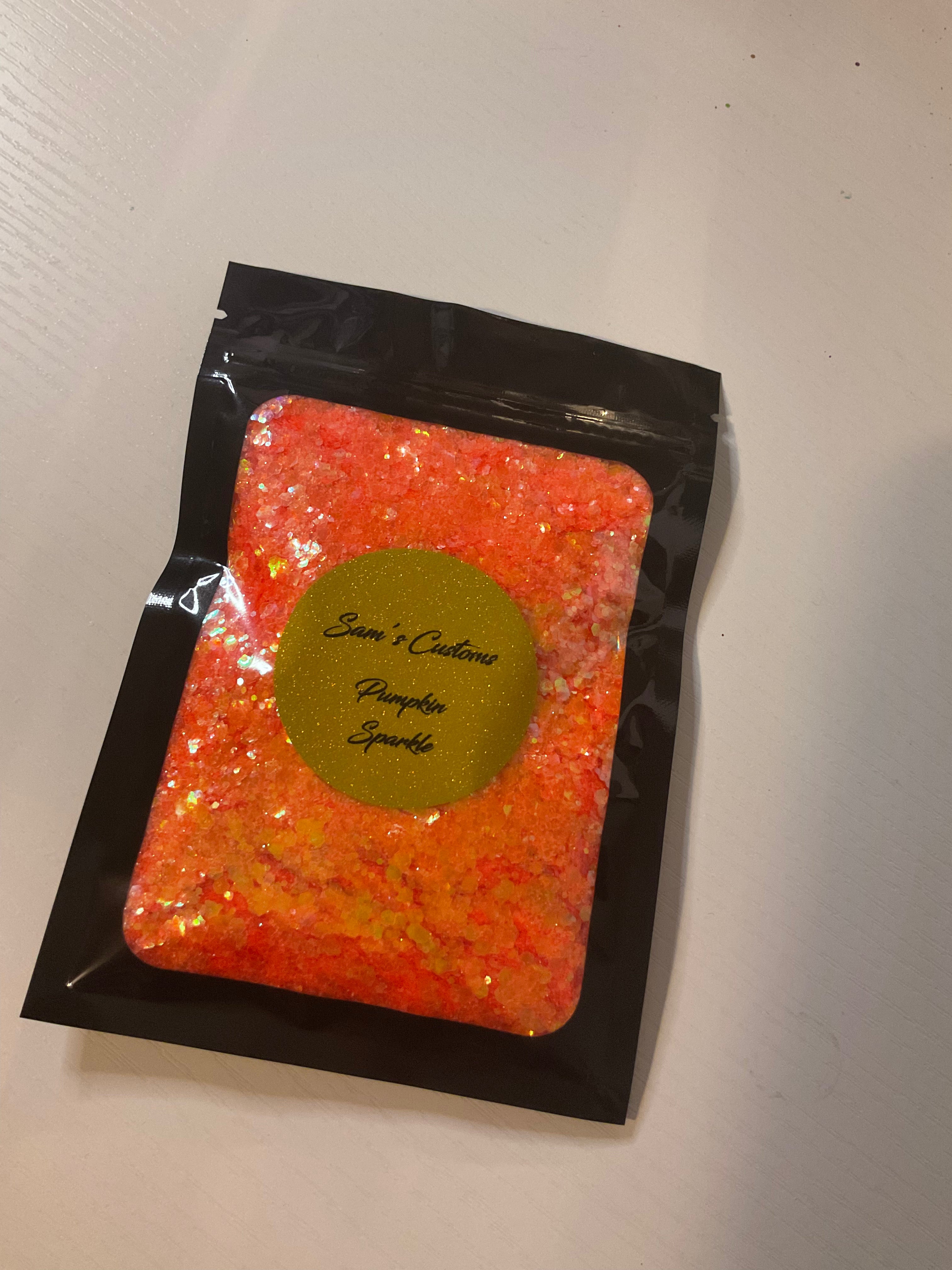 Pumpkin Sparkle chunky glitter